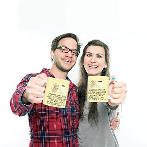 Mr. & Mrs. Panda Tasse Maus Sterne - Geschenk, Teetasse, Kaffeetasse, Kindergeburtstag, Becher, Lustige Sprüche, Schwangerschaft, Geburt, Keramiktassen, Geburtstag, Tassen