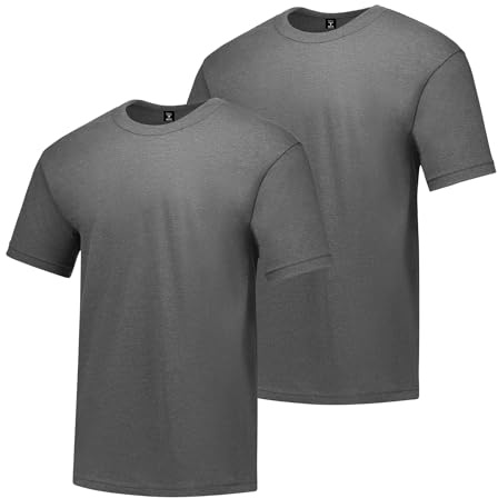 Hanes Mens 6.1 Oz. BeefY-T 5180 -Smoke Grey 4XT