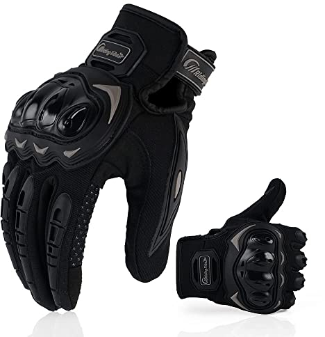 ARTOP Motorradhandschuhe Touch Screen Anti-Rutsch Anti-Kollision Motorrad Handschuhe für Herren Damen Kinder