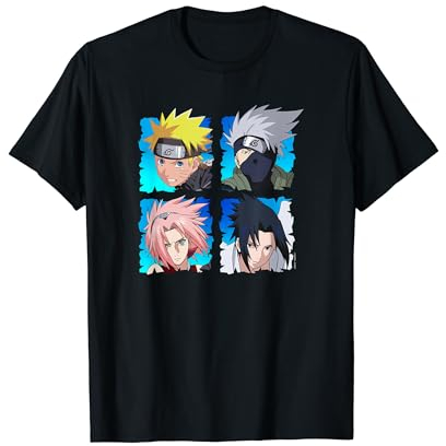 Naruto Shippuden 4 Köpfe T-Shirt