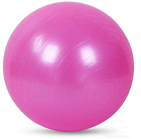 ZCXBHD Übungs-Yoga-Ball 2 Packungen Mit Einer Luftpumpe 25-85 cm Anti-Burst-Gymnastikball Für Fitness-Trainingstraining Kernkraft,B 55CM