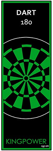 Kingpower Dart Darts Teppich Dartteppich Dartmatte 237x80 cm Steeldart Dartpfeile Dartboard Zubehör Abwurflinie Schutz Gummi Dartscheibe Verschiedene Designs, Design:Design 11