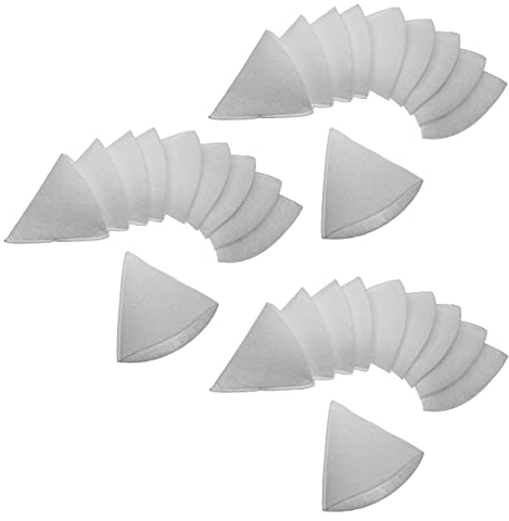 vhbw 30x Kegelfilter für Lüftungsanlage z.B. kompatibel mit Helios, Maico, Pluggit, Zehnder - Abluftfilter G4, DN 100 Weiß