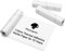 Phomemo 110 mm Weißes Selbstklebendes Thermo-Aufkleberpapier, Kompatibel mit Phomemo M04S/M04AS Wireless Handy Drucker, 110 mm x 3,5 m (4,33 x 137.8), für Zeitschriften, Bildung, Aufkleber, 3 Rollen