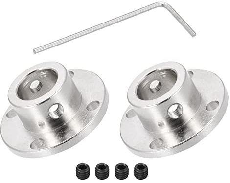 DMiotech 2Pack 12mm Flansch Verbinder Wellenkupplung mit M2 Sechskantschlüssel Schrauben