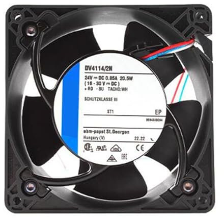 Zyvpee 120mm DV4114/2N 24V 20.5W 3 cables inversor ventilador 120x120x38mm