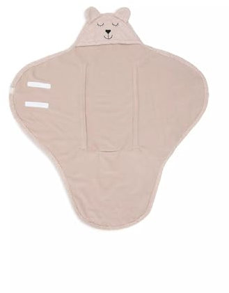 Jollein Einschlagdecke Puckdecke z.B. für Babyschale Bear Boucle Wild Rose | 032-566-67062