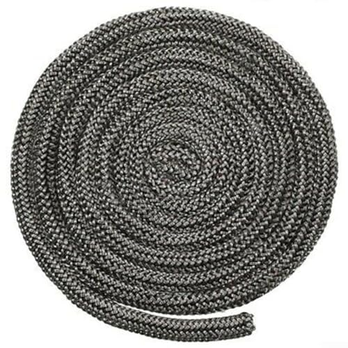 Black Wood Burning Stove Seal, Stove/Fire Rope Wood Burning Stove 14/16mm 2m Length Log Burner Door Seal Ensures Optimal Efficiency(16mm)