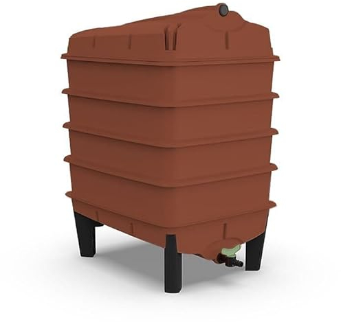 Tiger Wormery Composteur de vers comprenant 250 g de vers – Conçu et fabriqué au Royaume-Uni