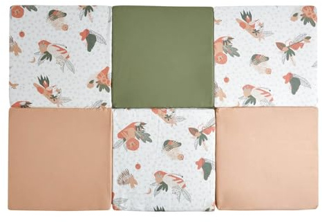 TINÉO - Maxi Tapis D'éveil - Maxi Tapis De Motricité - Maxi Tapis Bébé - Tapis de Jeu - Multifonction 5 en 1-120x180cm (Amazonie)