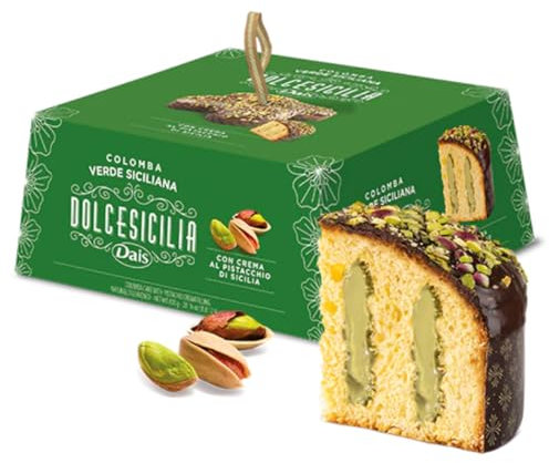 Colomba di Pasqua Dais Verde Siciliana Con Crema al Pistacchio 800 g