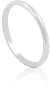 MUAU Schmuck Trauring Weissgold 750 (57)