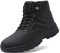 Littleplum Herren Winterschuhe Winterstiefel mit Warm Gefüttert Warm Wasserdicht Wanderschuhe Schneestiefel,ALL Schwarz,42 EU
