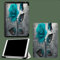 Funda para iPad Air 13 Pulgadas M2 2024,iPad Air 13 Funda con Suave Cover,Slim Smart Folio Protector iPad Air 13 Case,iPad Air 13 Pulgadas Cover Rosa Azul