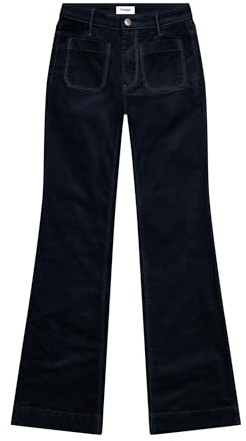 Wrangler Women's Flare Pants, Dark Navy, 25W x 30L