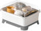 Escurridor de platos con tapa - Caja de almacenamiento multifuncional para cocina | Escurridor de platos, tazas y cubiertos, portabiberones de lactancia, organizador de encimera para baguet