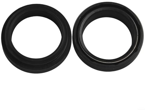 Eawfgtuw Set di guarnizioni antipolvere per forcella della bicicletta, 30-40 mm, compatibili con forcella anteriore in lega di alluminio e gomma con molle in spugna (34 x 44 mm)