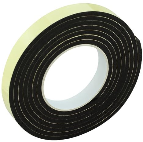 DAVIDJAMESCLARKE Joint Tour de Table,Ruban isolant en mousse auto-adhésif,3.0m,20 mm x 5 mm Pour plaque de cuisson,plaque vitrocéramique