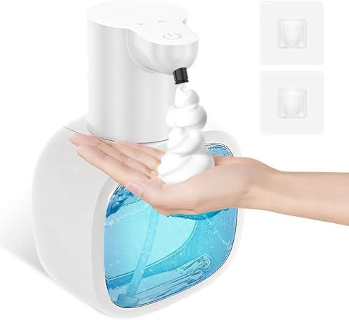 Seifenspender Automatisch, 500ml Automatischer Seifenspender, Elektrischer Mit Sensor USB Wiederaufladbar Ipx5 Wasserdicht Für Bad Toilette Küche Und Büro, Weiß