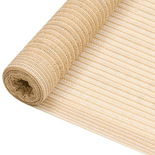 Solivagant Filet Brise-Vue Beige 1,8x25 m PEHD 150 g/m²,(7.45 KG)