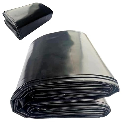 Bache Bassin 6x7m/19.69x22.97ft,PEHD,Résistant À la Déchirure,Résistant Aux Intempéries,Disponible en Plusieurs Tailles,Facile À Couper,Adapté Aux Étangs Poissons,Pièces D'eau et Ruisseaux