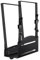 Mount-It! CPU Wall Mount Bracket, Desktop Computer Tower Holder with Safety Straps, Heavy Duty Size Adjustable CPU Case Holder, Steel, Black, 22 Lbs Capacity, Saves Floor and Desk Space