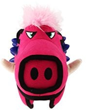 GiGwi Duraspikes Extra Durable Dog Toy for Tough Chewers - Wild Boar Pink