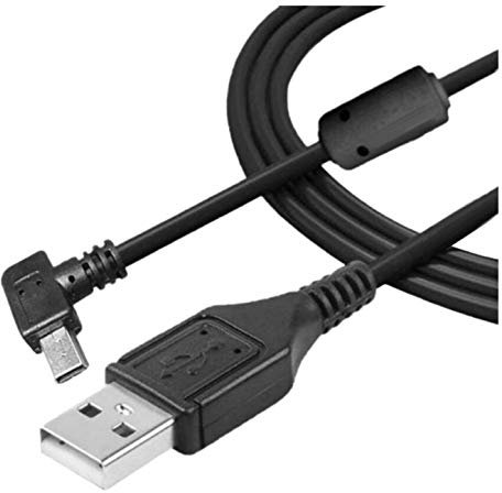 DHERIGTECH 3M USB DATA & BATTERY CHARGER RIGHT ANGLE USB CABLE FOR NAVPAL 7 INCH SAT NAV GPS NAVIGATION CAR TRUCK HGV LGV 4G 3M