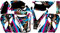 LC4 ab 1994-1998 LC4 EGS SC 400 | LC4 DUKE SX SC EGS 620 |DEKOR DECALS Aufkleber graphics