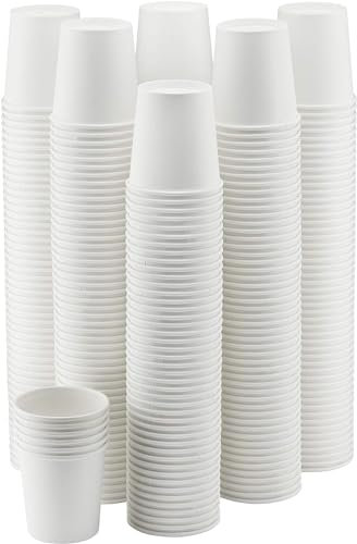 NYHI 8 oz Paper Cups - 300-Pack, Paper Cups for Water Dispenser, Coolers, Coffee, Teas, Party, Hot/Cold Beverage Disposable Drinking Paper Coffee Cups Suitable for Home, Office, and Coffee Rooms