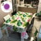 Treer Tischtuch Pflegeleicht, 3D Polyester wasserdichte Rechteckige Tischdecke Abwaschbar Pflegeleicht Eckig Halloween Schmutzabweisend Lotuseffekt Effekt (90x90cm,Flamingo)