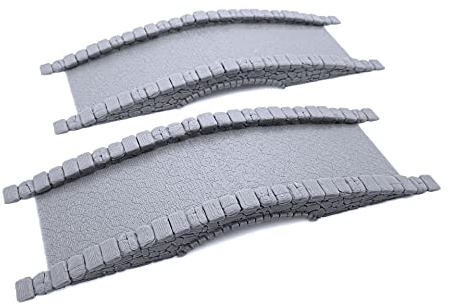 EnderToys Kopfsteinpflasterbrücken, 3D-gedruckte Tisch-RPG-Landschaft und Kriegsspiel-Gelände für 28-mm-Miniaturen