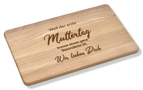 KATINGA Frühstücksbrett für Mama zum Ersten Muttertag (1. Muttertag)
