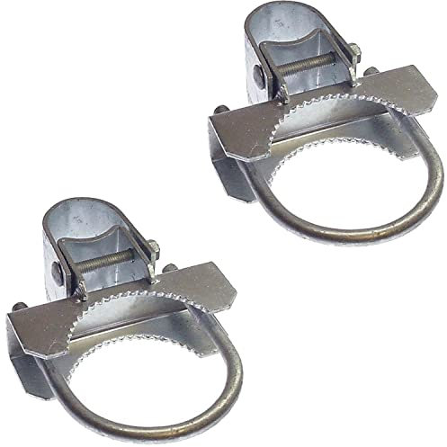 Chain Link Fence Bull Dog Commercial Duty Gate Hinge (2-3/8 Post - 1-5/8& 1-7/8 Gate Frames - 2 Pack)