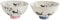 Mino ware Japanese Pottery Pair Rice Bowl Animal Pattern (set of 2) made in Japan (Japan Import) MIG005 (Black Cat)