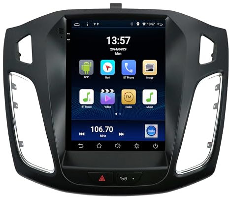 Kompatibel mit: Ford Focus MK3 10-19 9.7 Touchscreen Android Autoradio GPS Navi CarPlay
