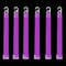WedDecor Neon Farben Ultra Hell Fluoreszierend Leuchtstab Rohre Tragegurt Premium Fluoreszierend Stangen Licht Stäbe für Abschlussfeier, Camping, Neu Year S Eve, 6 Inches, 25pcs, Lila