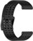 Armband für Suunto Vertical/9 Peak Pro/9 Peak/5 Peak, Ersatz Soft Silicone Sport Replacement Air-Hole Band Wristband Armbänder 22 mm (Schwarz)