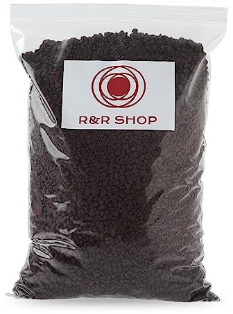 R&R SHOP – Feiner vulkanischer Lapillus, 100% natürlicher PH-Neutral, ideal für Keimung und Pflanzenwachstum, 0–8 mm (1L)
