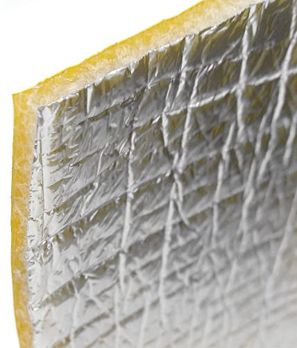 Panneau isolant thermique auto-adhésif (120 x 30 cm) - Isolation pour les caisses de volets, isole la chaleur et le froid. Sa face auto-adhésive facilite la pose