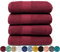 LEBENGOOD Serviettes de Toilette de Luxe, Lot 4 Serviette de Bain (50 x 90), Serviette de Bain 100% Coton filé Oeko-TEX®, Drap de Bain 550Gsm