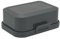ENGELLAND 1 beurrier empilable avec couvercle et fermeture à clic, anthracite/anthracite, boîte en plastique, cloche à beurre, sans BPA, multi-usage, robuste
