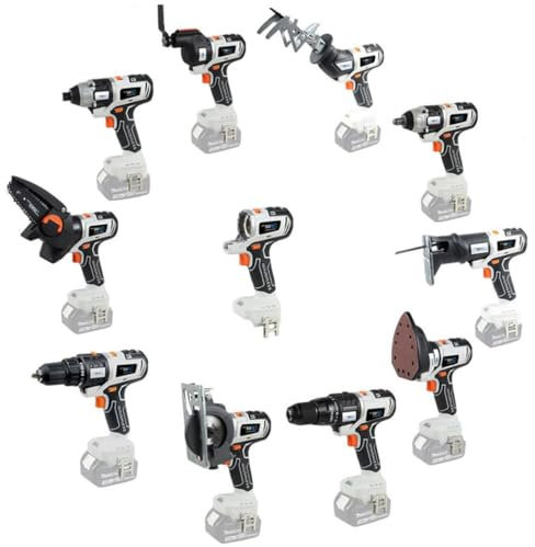 Kit Combinado De Herramientas EléCtricas Para CarpinteríA 10 En 1: Taladro De Impacto, Llave EléCtrica, Sierra Circular EléCtrica, Sierra De Alambre, Taladro EléCtrico, Sierra De Sable, Motosierra