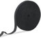 Cinta Elástica para Coser 20mm Ancha, 40 Metros de Banda Elástica Negra, Goma Elástica para Cinturón de Pantalón, Elasticidad Ideal para Bricolaje, Manualidades y Telas para Coser