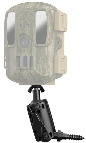 ORIPIK Adjustable Trail Camera Tree Mount: Game Camera Outdoor Mounting Bracket Holder with Double 360° Swivel Tilt Ball Joints, 1 Pack