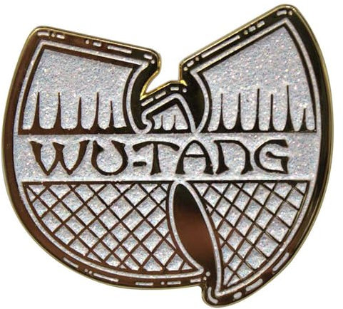 Wu-Tang Clan Weiß & Gold Logo Pin Badge One Size