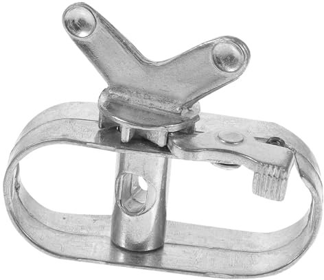 Milisten 1pc Swimming Pool Winch Pool Cover Cable Fastener Outside Pool Cable Winch Pool Cover Fixed Tool Heavy Duty Winch Tool for Pool Cover Ratchet Cable Tightener Aluminum Silver