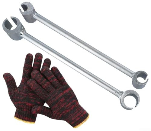 Oniissy Door Hinge Bender Tool - Door Hinge Repair Tool, Door Hinge Knuckle Bender | 8-25mm Hinge Spanner Hinge Maintenance Tool for Fire Doors, Adjustment Tool Commercial(Sliver)