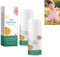 Natürliches Deodorant Für Kinder Jugendliche, Roll-On-Deodorant für Kinder, Hypoallergenes Deodorant, Langlebiger Vanille-Zitrus-Achselrollerball, Trockene Haut Verhindern, Haut schützen (2PC)