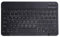 Foldable BT Travel Keyboard, RGB 3 ColorsBacklit 10 Inch Rechargeable Ultra Slim Folding Ergonomic Keyboard Standby Function for Android Tablet Phone PC (Black Ebony)